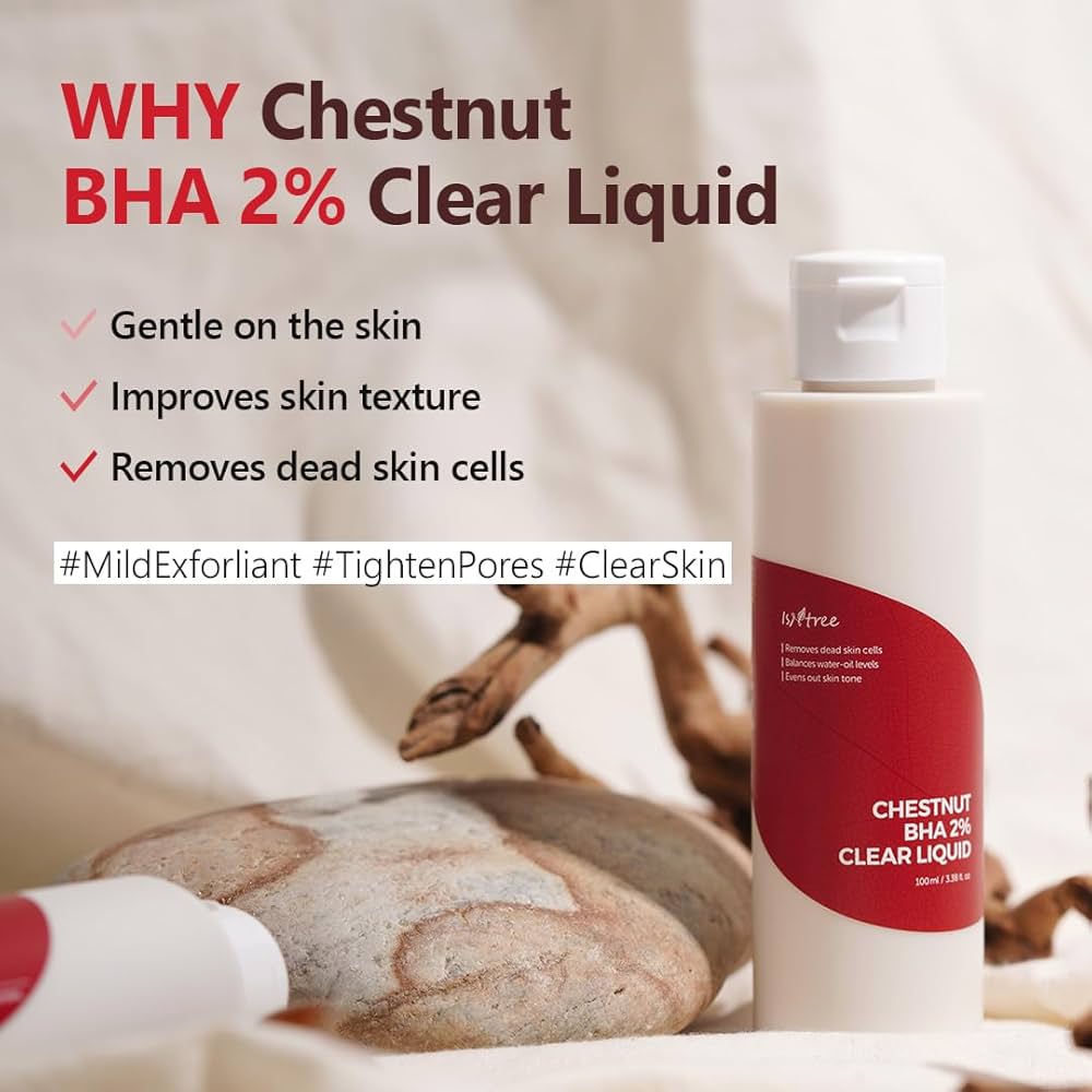 Amazon.com: ISNTREE Chestnut BHA 2% Clear Liquid, 100 ml
